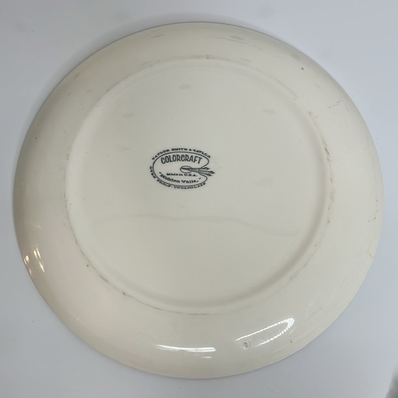 Taylor Smith Colorcraft Floral Plate - Picture 2 of 8